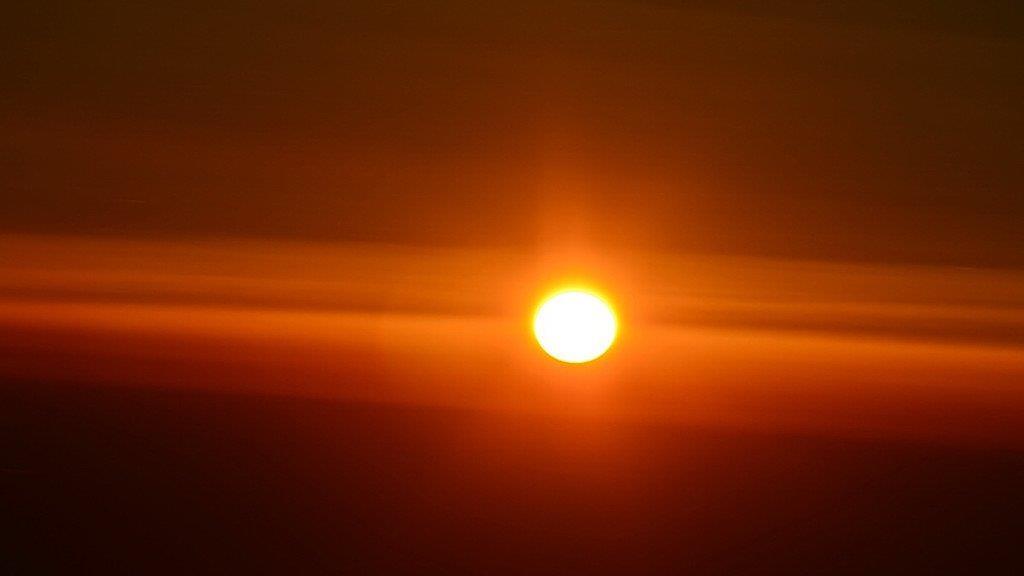 Traum-Sonnenuntergang