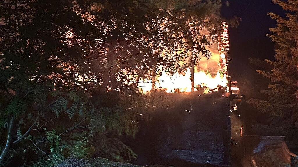 Brand Almhütte Muhr