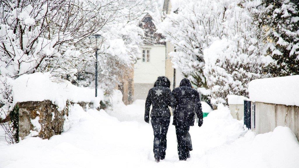 Winterimpressionen aus der Stadt Salzburg