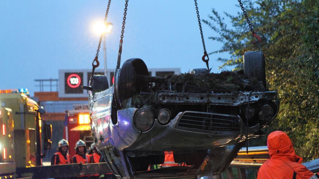Pkw-Überschlag auf der A1
