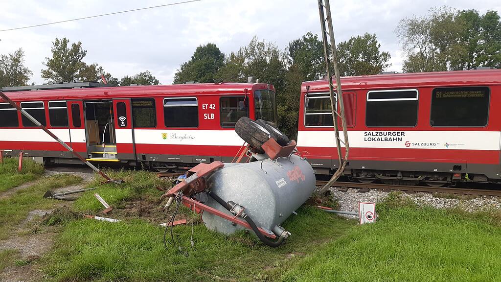 Crash Traktor Lokalbahn Bergheim