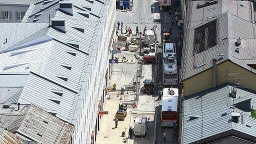 Baustelle in der Griesgasse