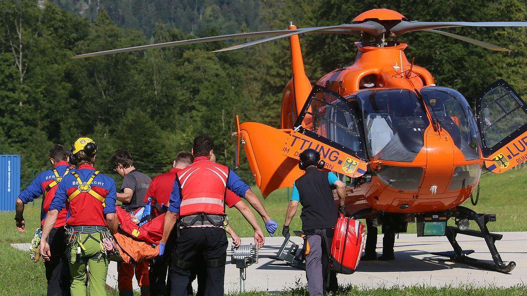 Wanderin stürzt auf Reiter Alpe in Bachbett