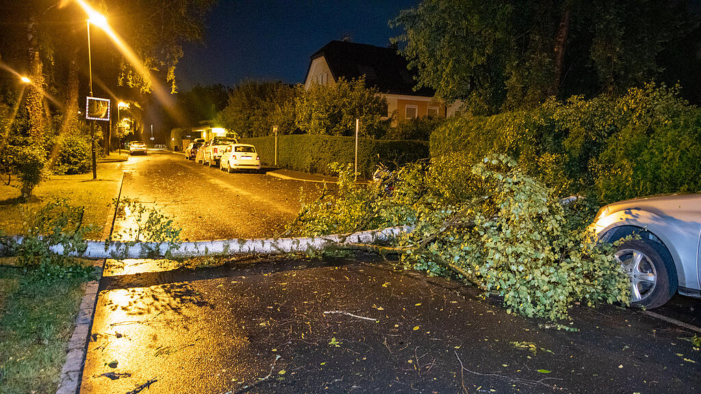 Unwetter Stadt Salzburg