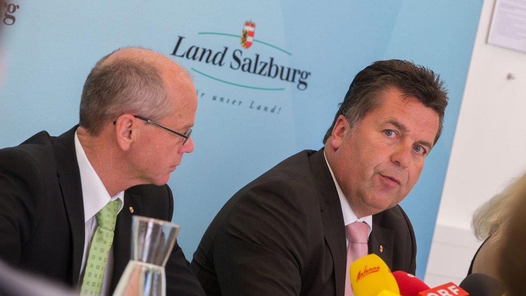 Bilder der Pressekonferenz
