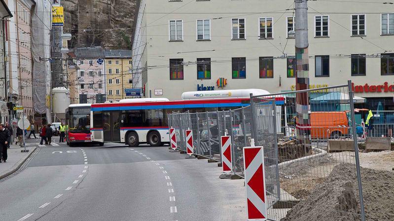 Bauarbeiten am Hanuschplatz