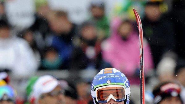 Matthias Mayer hinter Svindal Super-G-Zweiter in "Kitz"