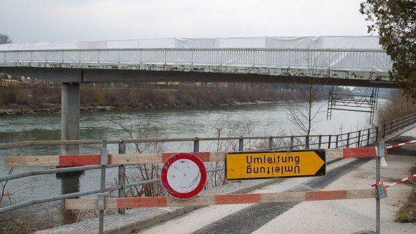 In der Nähe des Überfuhrsteges kam es zum Unfall.
