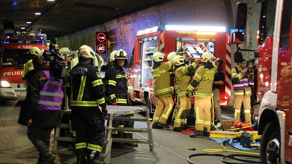 Übung Katschbergtunnel