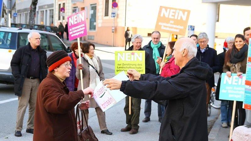 Demo gegen Mönchsberggaragen-Ausbau, I