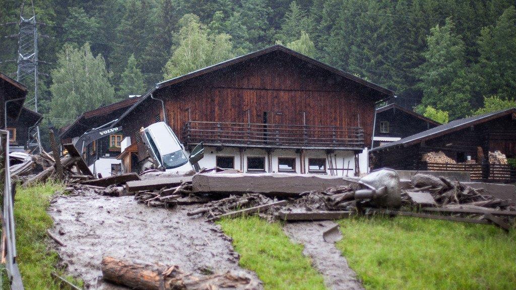 Murenabgänge im Pinzgau