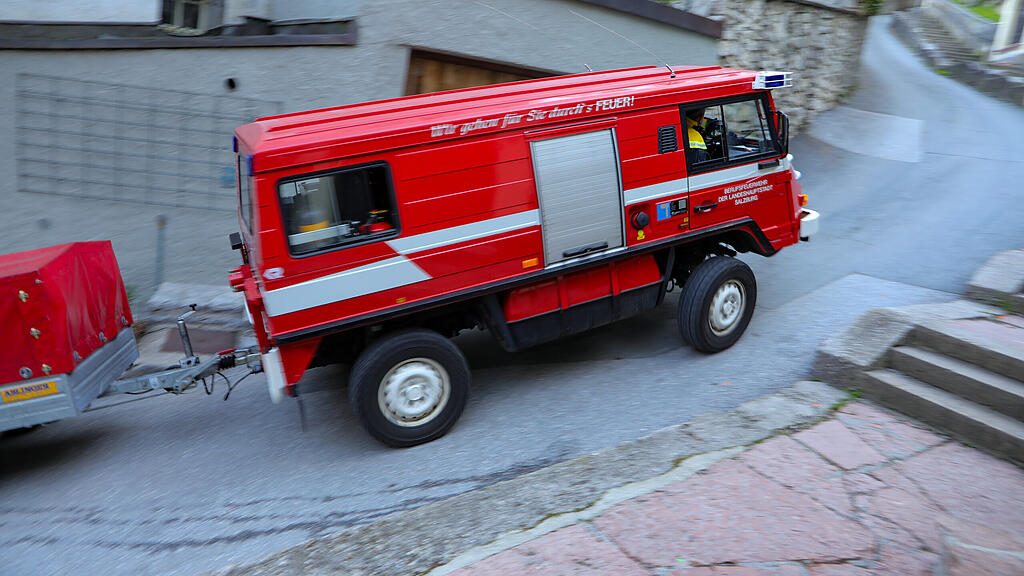 Übung Berufsfeuerwehr Kapuzinerberg