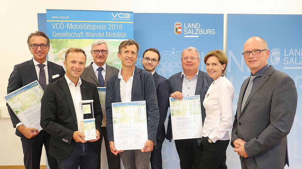 Drei Projekte wurden mit dem Mobilitätspreis in Salzburg ausgezeichnet.