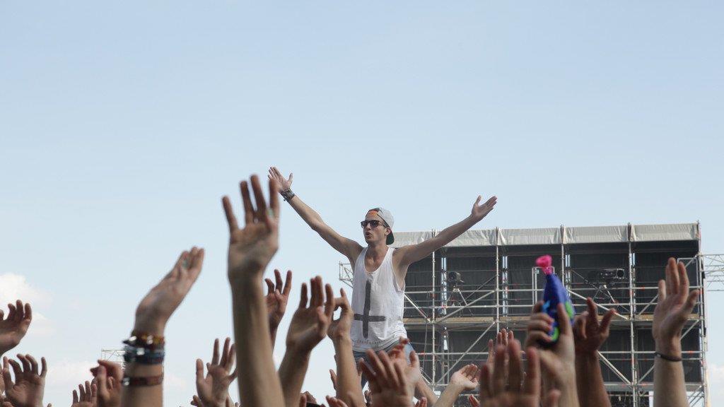 Frequency 2012: Stimmung bei Casper