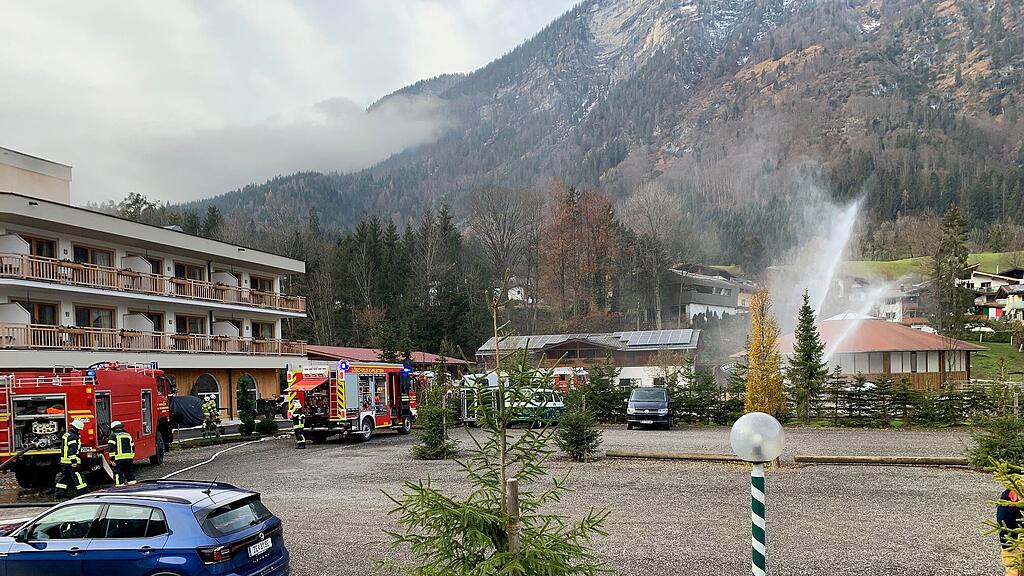 Einsatzübung Saalachtaler Feuerwehren