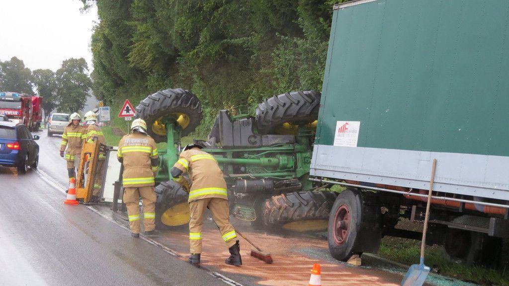 Traktorbergung in St. Georgen