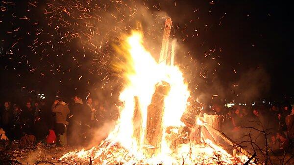 Insgesamt 2.000 Osterfeuer wurden in Kärnten gemeldet