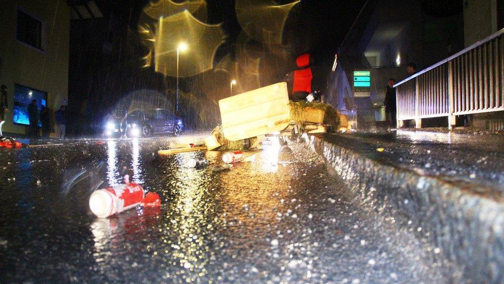 Polter-Unfall in St. Johann