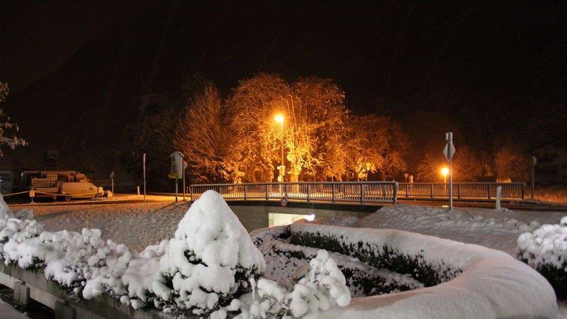 Erster Schnee in Salzburg