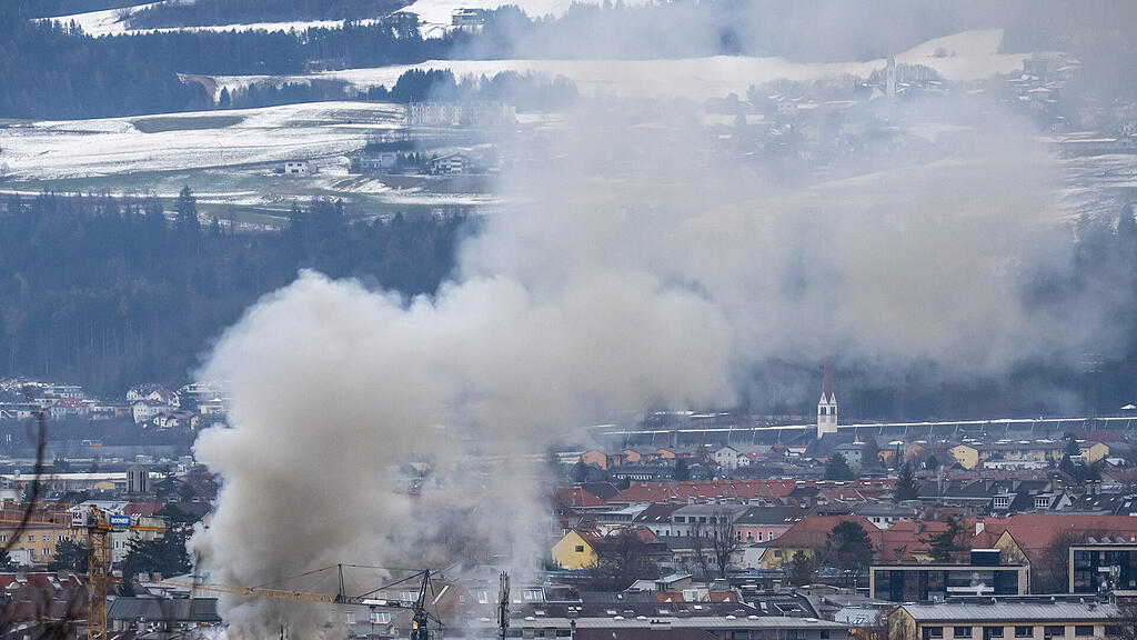 Brand in Innsbrucker Innenstadt