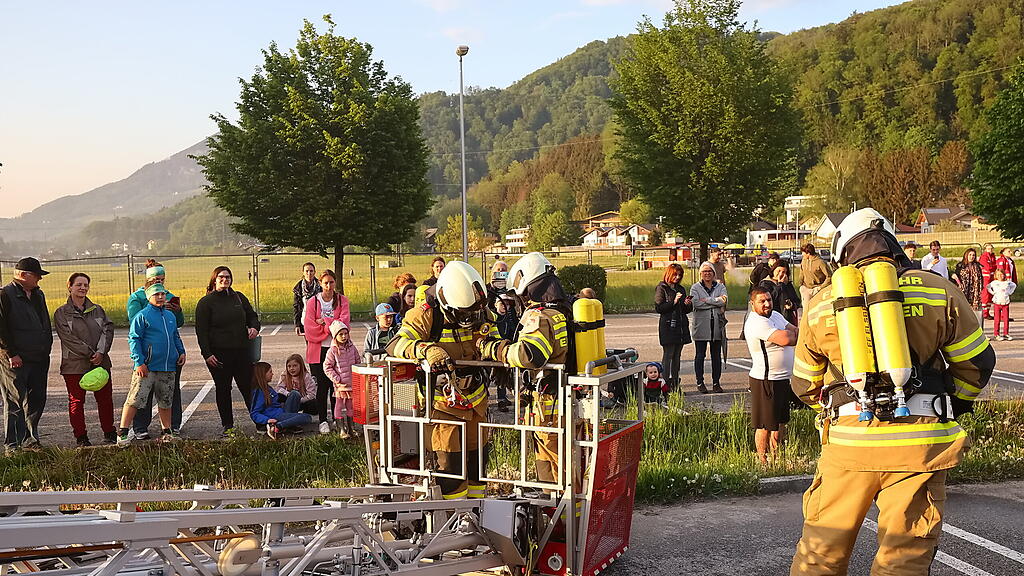 Feuerwehr-Übung in Elsbethen