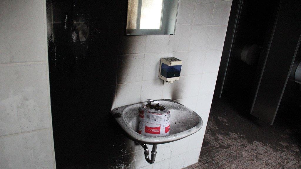 Brand in Internat
