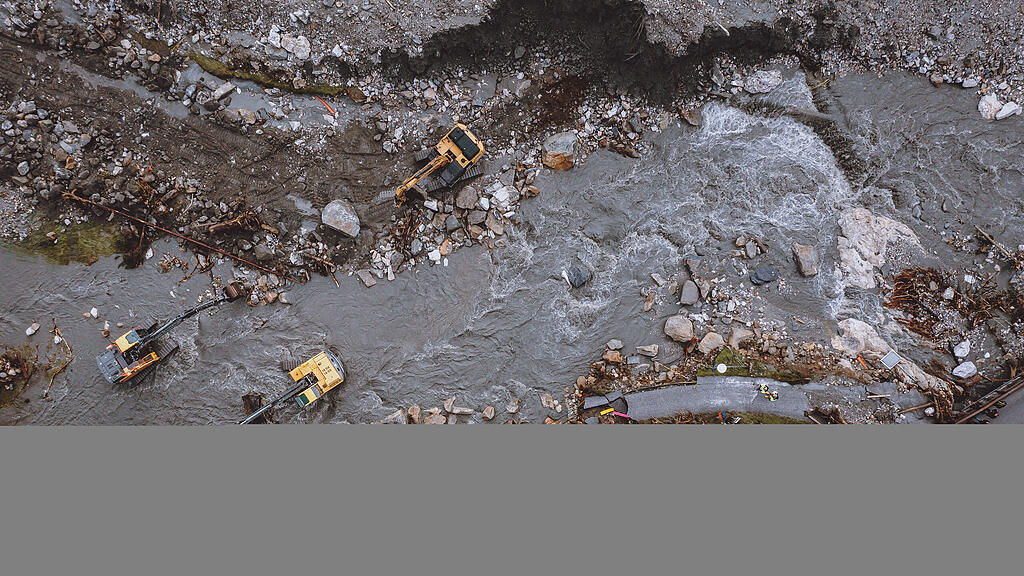 Unwetter Wald im Pinzgau
