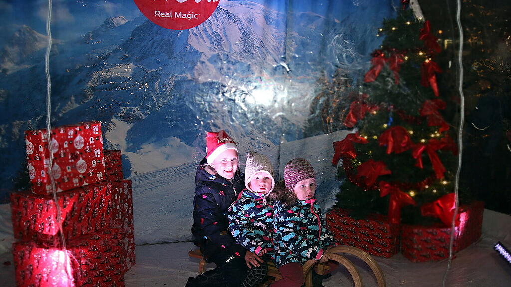 Erstmals Coca-Cola Truck in Oberalm