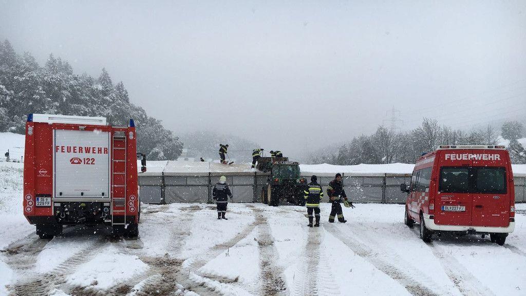 Schneechaos in der Steiermark