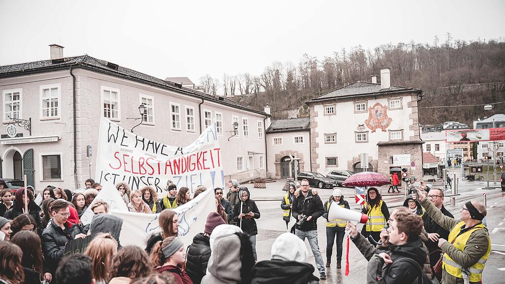 Protestmarsch BORG Oberndorf