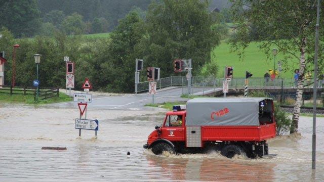 Hochwasser in Bramberg