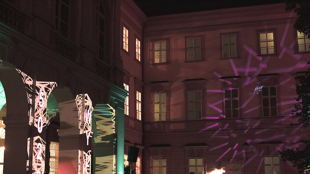 Klangkarussell im Innenhof Schloss Mirabell 5020 Festival