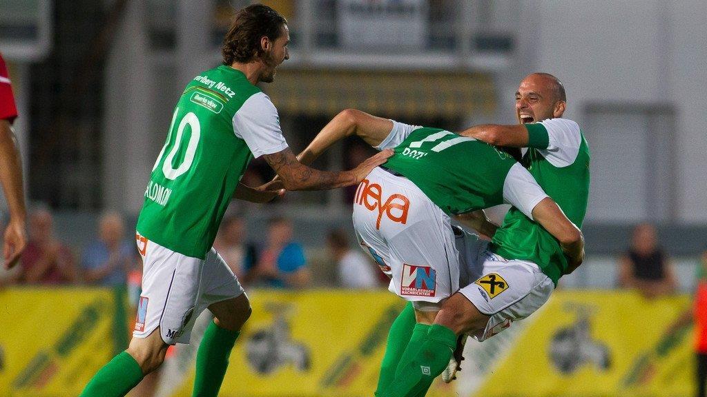 Austria Lustenau gewinnt gegen St. Pölten