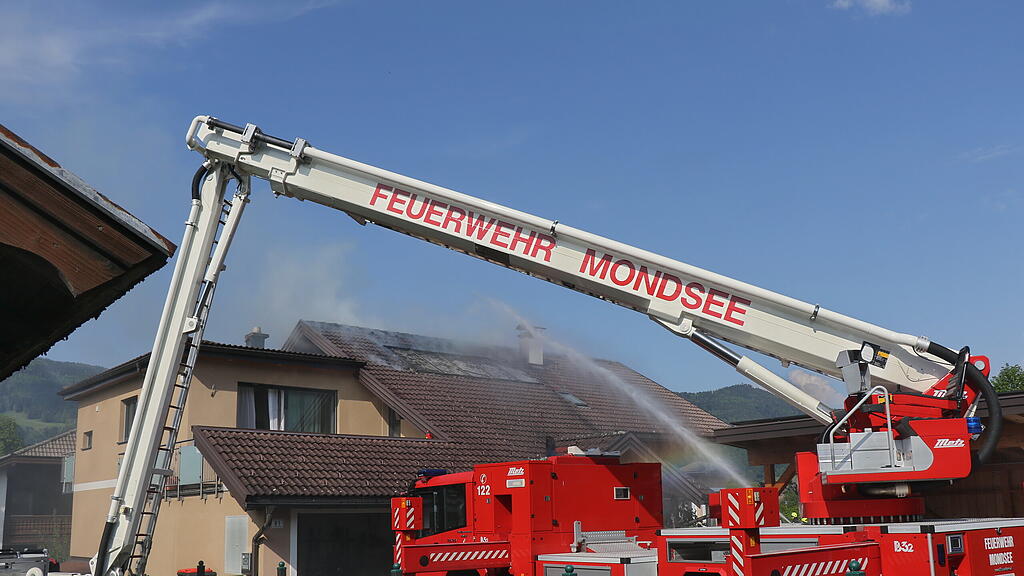 Dachstuhlbrand in St. Lorenz
