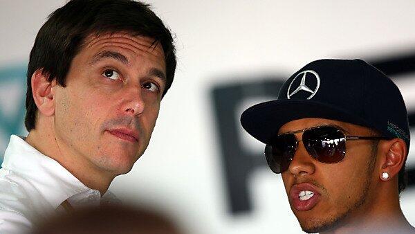 Toto Wolff und Lewis Hamilton