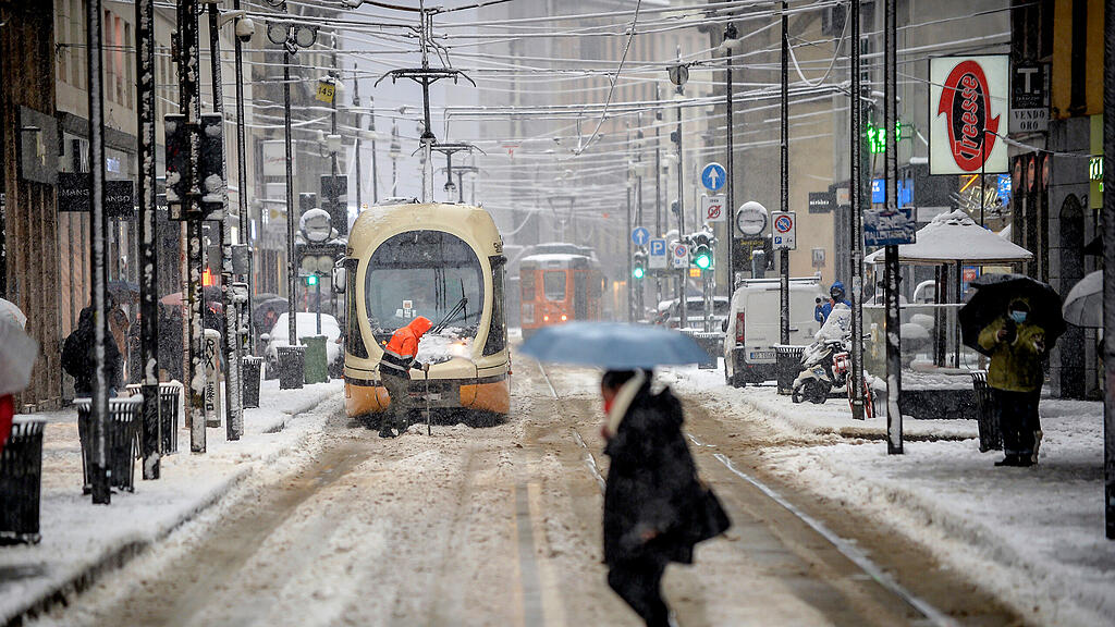 Schnee in Italien