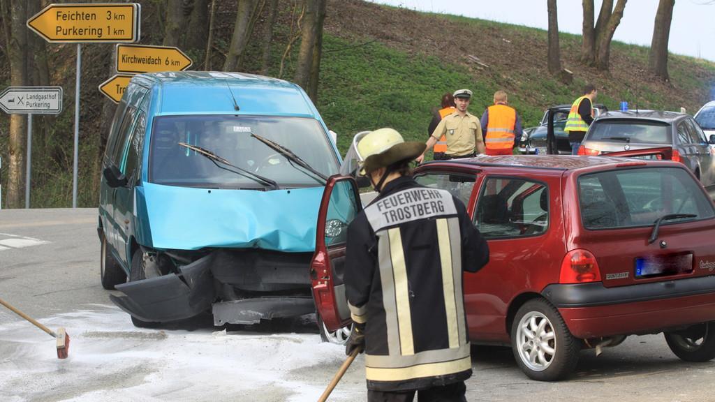 Frontalcrash in Trostberg