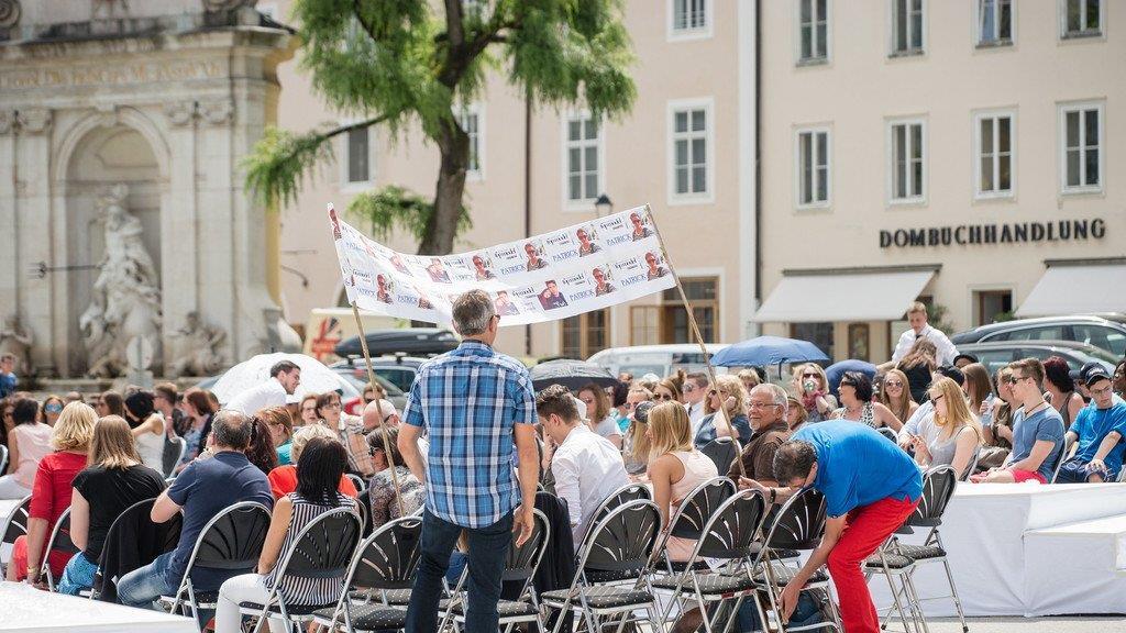 Drehstart zu Austria's Next Topmodel in Salzburg