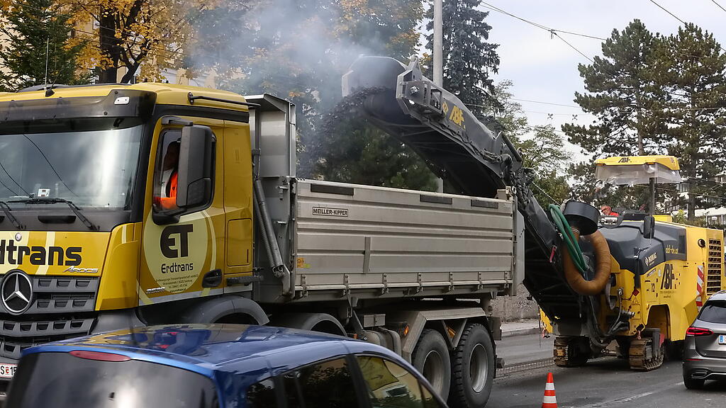 Hellbrunnerstrasse Fahrbahnsanierung