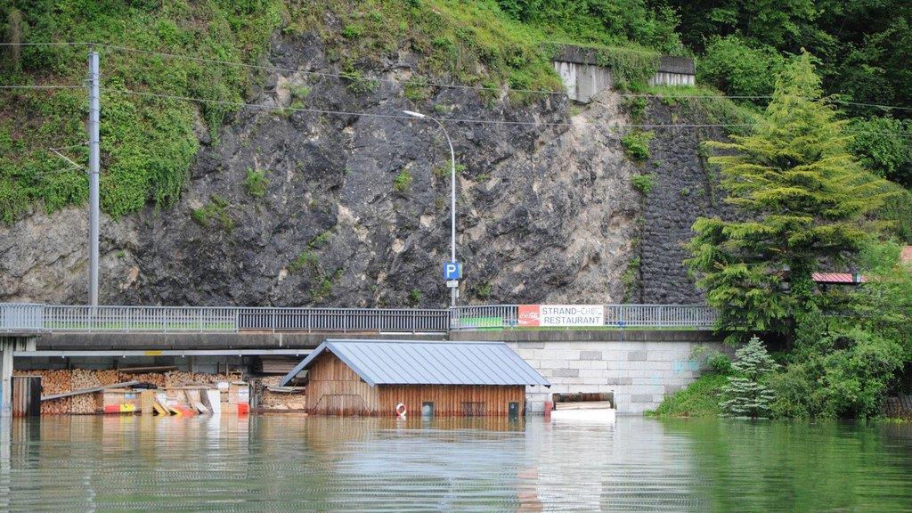 Aufräumen in Ebensee