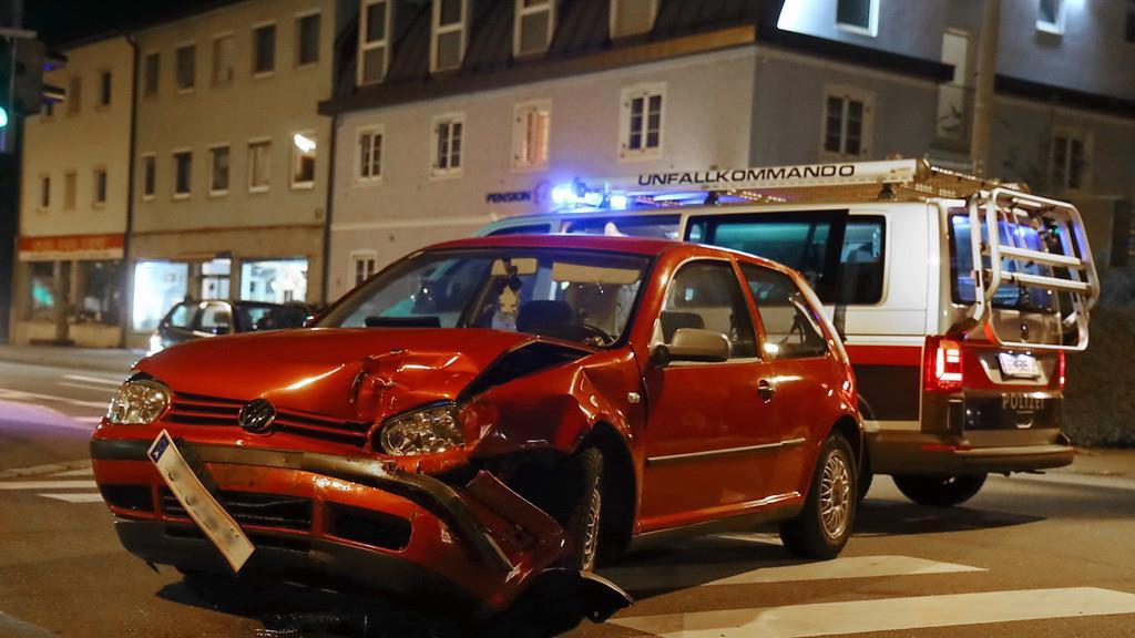 Auffahrunfall in der Vogelweiderstraße