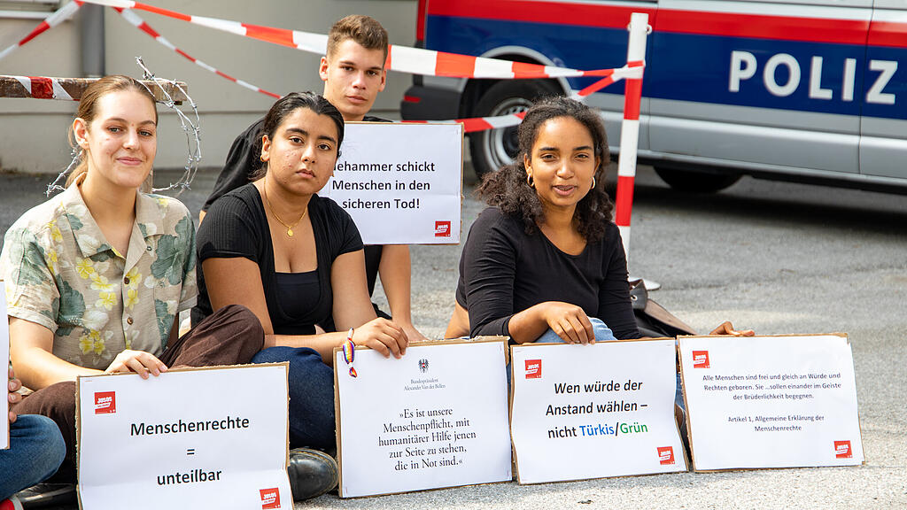 JUSOS Sitzstreik