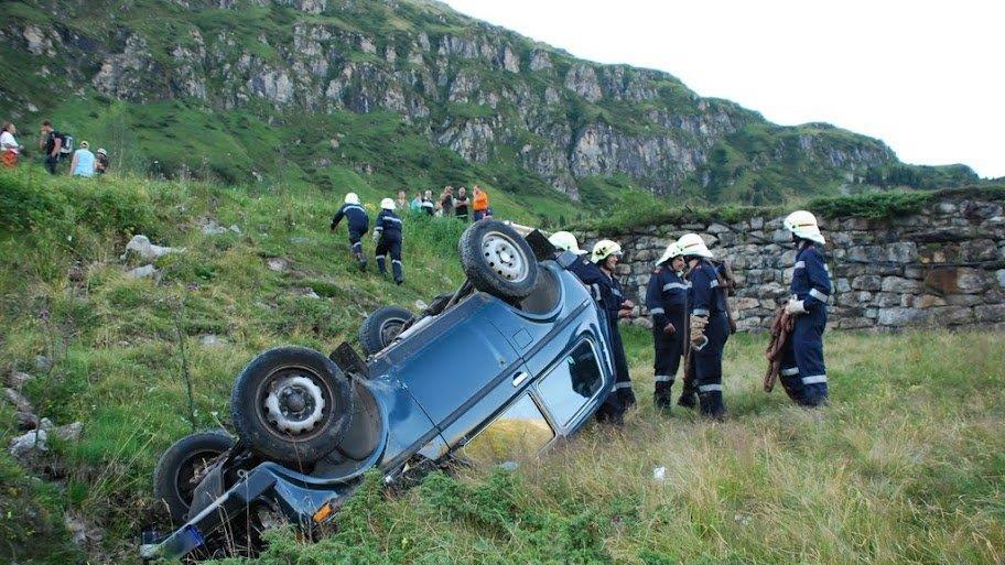 Pkw-Absturz in Sportgastein