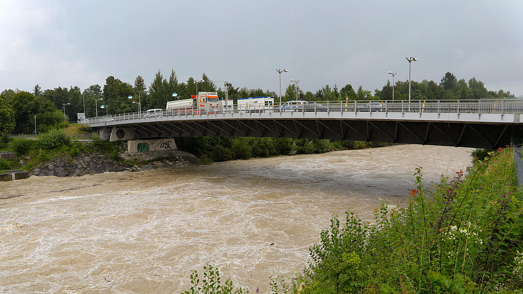 Hochwasser Saalach