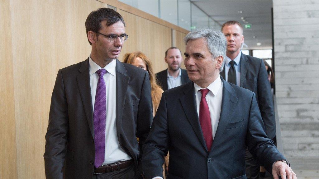 Bundeskanzler und Vizekanzler auf Ländle-Besuch