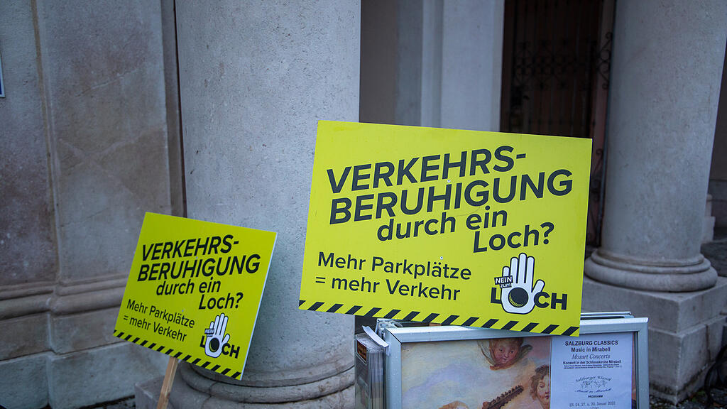 Protest gegen Ausbau der M\u00f6nchsberggarage