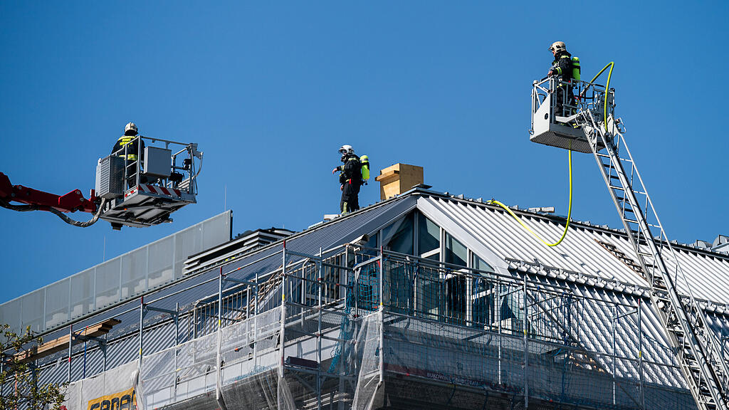 Dachbrand Donauzentrum Wien