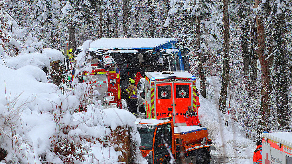 Tödlicher Lkw-Unfall in Berchtesgaden, Reckensberg