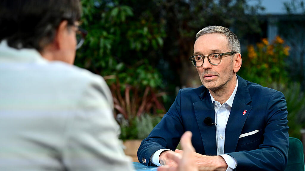ORF-Sommergespräch mit FPÖ-Chef Herbert Kickl