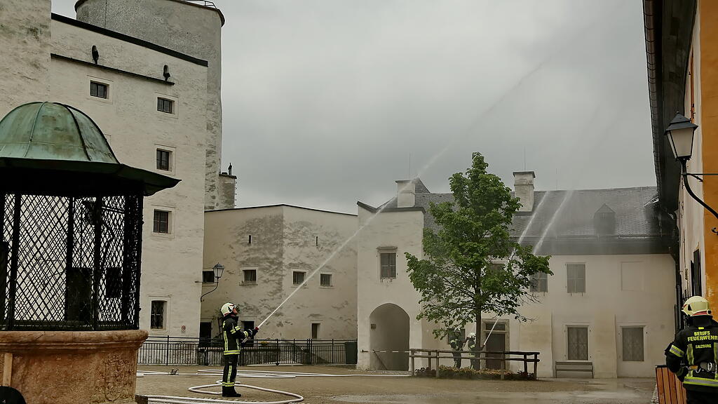 Feuerwehr-\u00dcbung auf der Festung, I